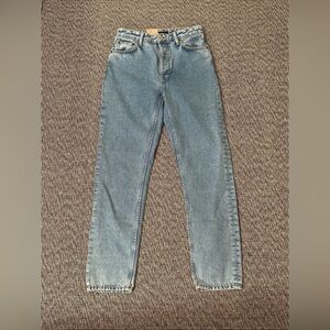 Nudie Jeans New With Tags Women's Breezy Brit in Light Blue